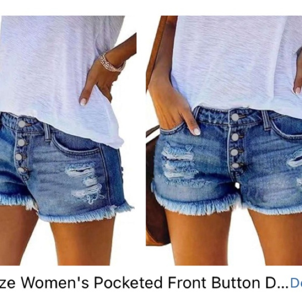 Shein Womens Jean Shorts.  3XL.
